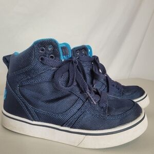 Osiris Kids Navy/Royal Blue Hipster High Lace Up High Top Skate Shoe - Size 2